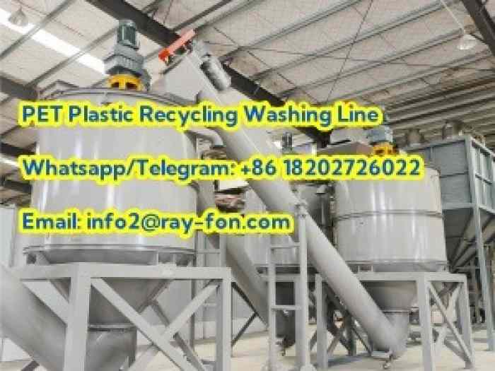 Eco-Friendly PET Plastic Washing Recycling Equipment for Waste Plastic 1