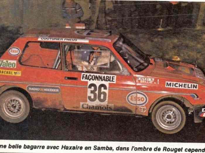 TALBOT SAMBA GROUPE B 1