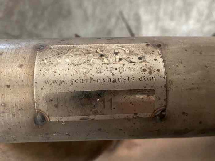 Silencieux avant Scart pour Porsche 997 MK1 2