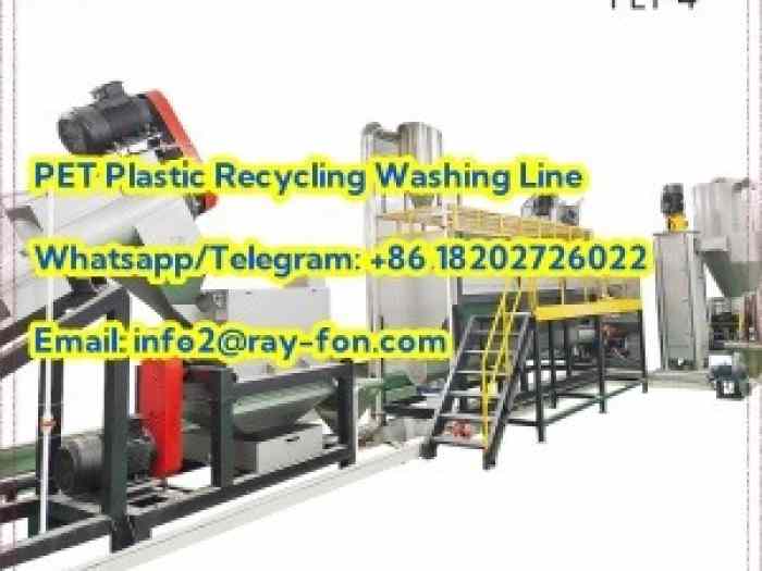 Automatic PET Plastic Recycling Washing Line with Low Energy Consumption 3