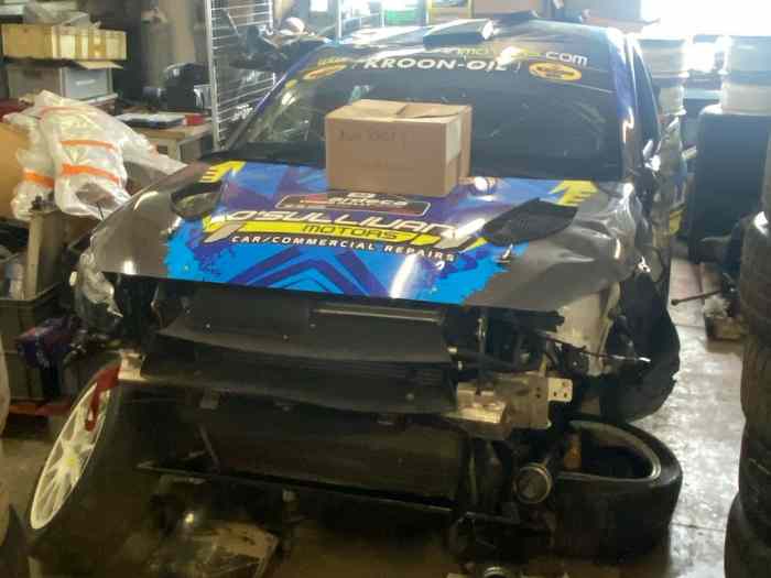 Peugeot 208 Rally4 DAMAGED