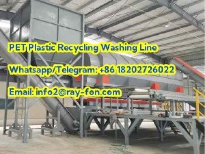 Complete PET Plastic Film Recycling Washing and Granulating Line 4