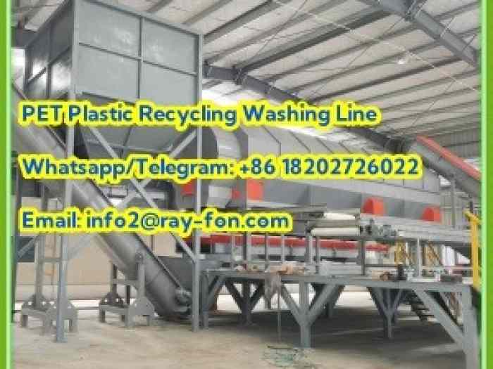 Turnkey Solution PET Plastic Recycling Washing Plant 2