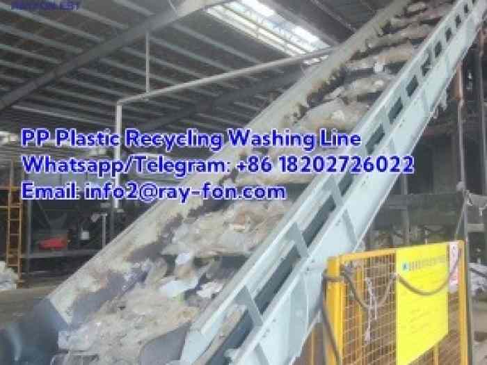 Customized PP Film Plastic Recycling Washing Production Line 4