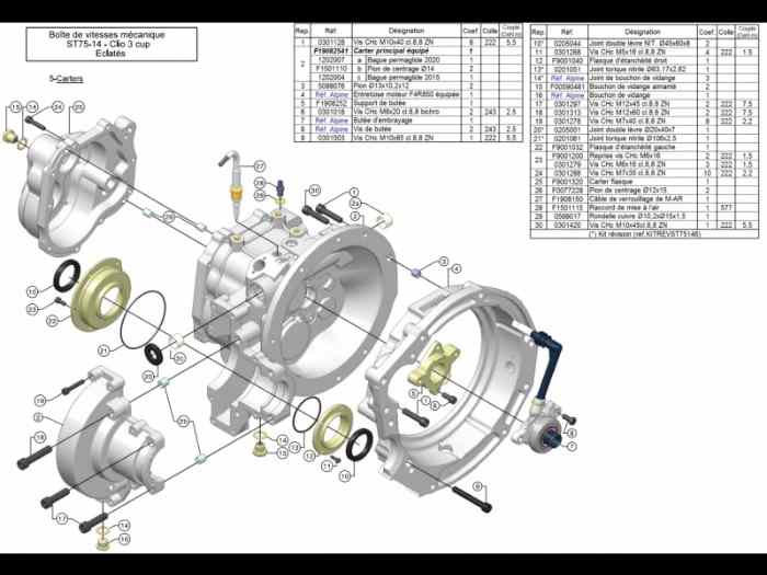 looking for Sadev 7514 clio 3 cup