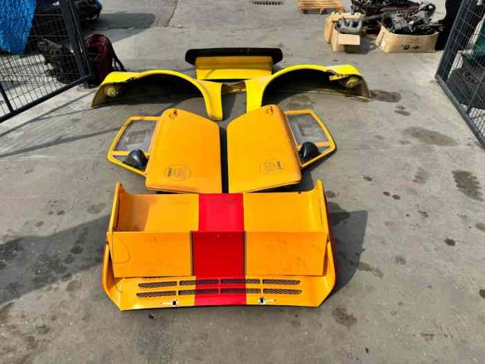 Porsche Carrosserie large en fibre – Style RSR 1