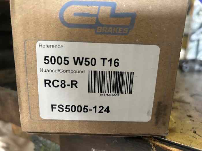 Plaquette rc8 r 5005