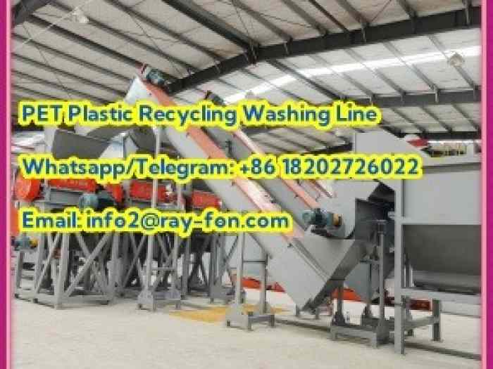Automatic PET Plastic Recycling Washing Line with Low Energy Consumption 1