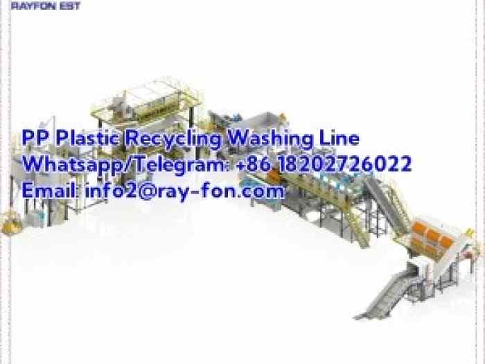 Best Price PP Film Recycling Washing Line with High Output 3