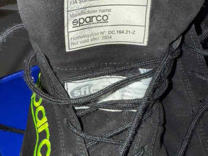Bottines SPARCO Slalom 42 - Portées 1 fois 2