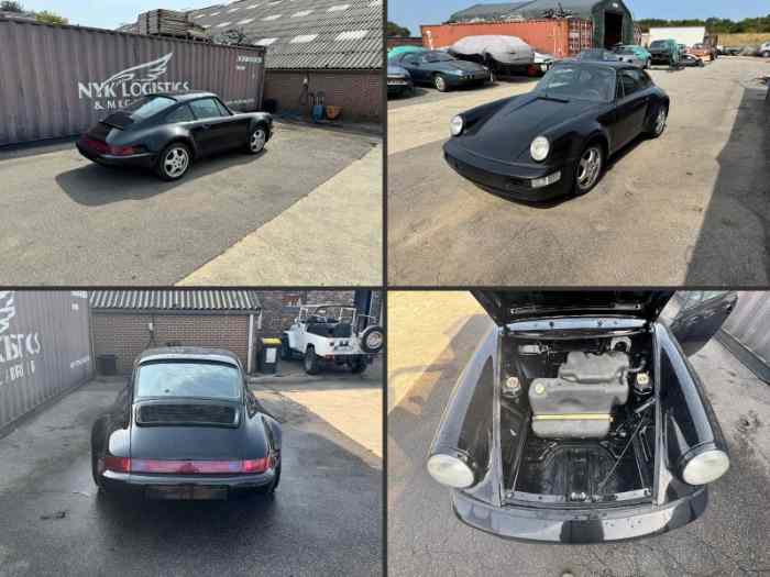 Porsche 964 1990 restaurée – Turbo Look acier 4