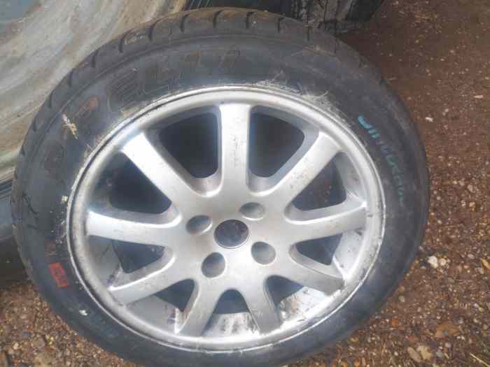 8 jantes +pneus pluie 16