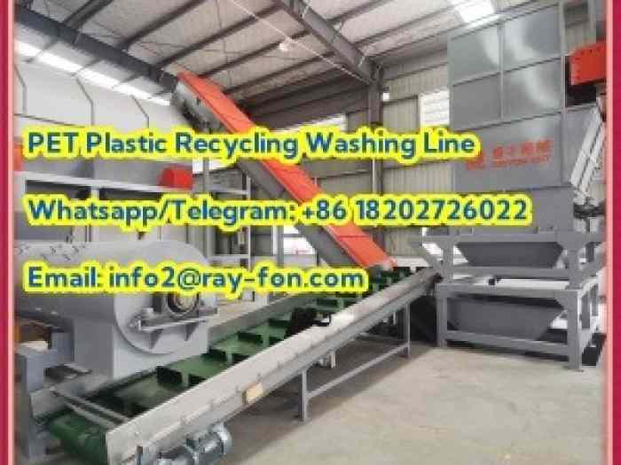 Complete PET Plastic Film Recycling Washing and Granulating Line 0