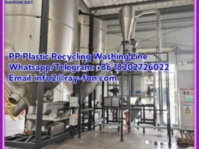 Customized PP Film Plastic Recycling Washing Production Line 2