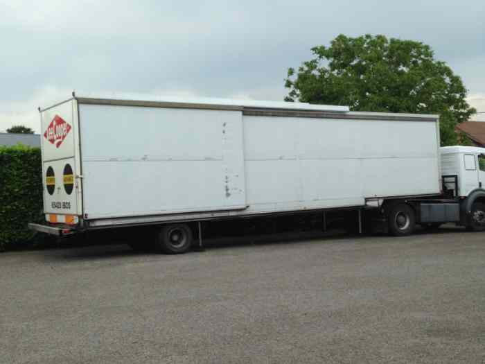 Remorque spl sur vérins pour assistance et motor home