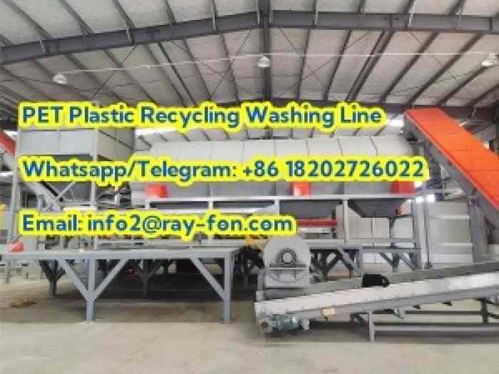 Complete PET Plastic Film Recycling Washing and Granulating Line 1