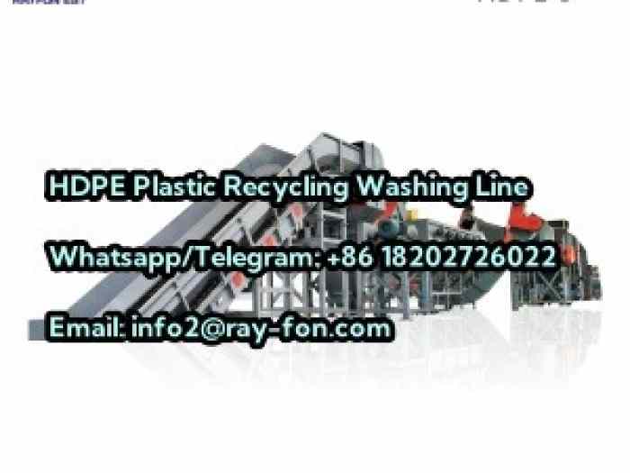 Heavy-Duty HDPE Plastic Recycling Washing Line with High Efficiency 0