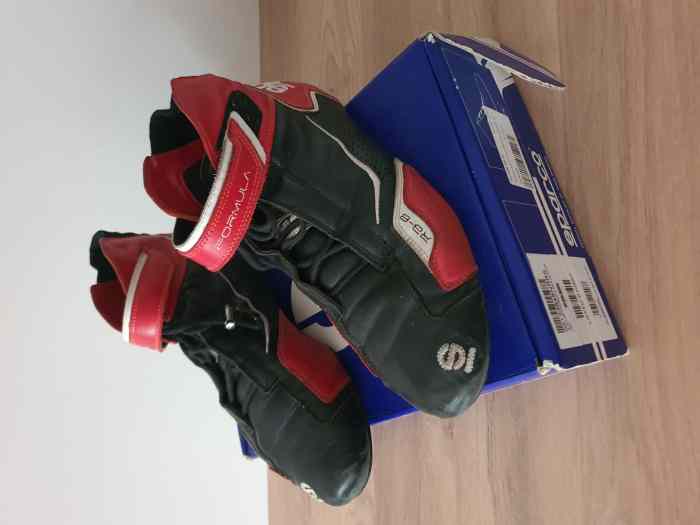 Bottines Sparco noire et rouge 0