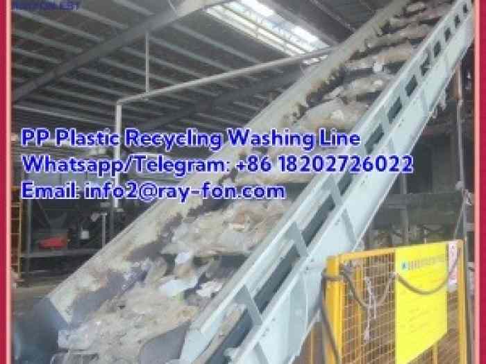 Customized PP Film Plastic Recycling Washing Production Line 1