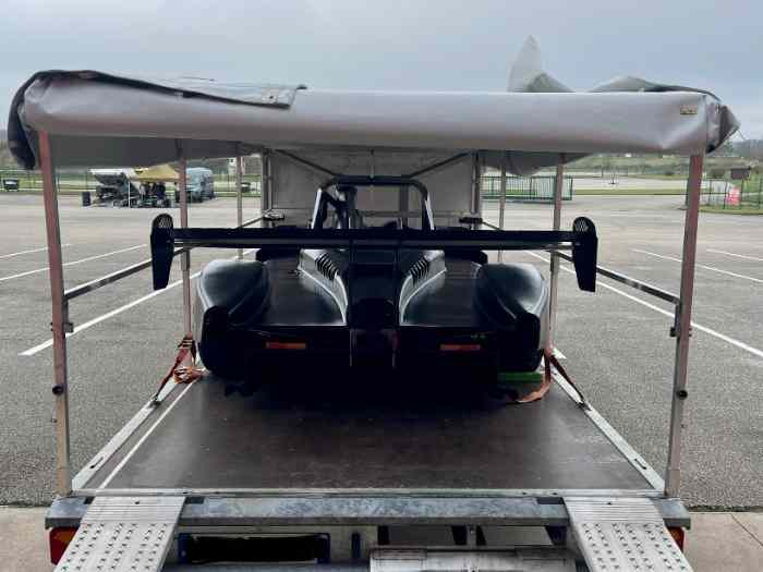 Remorque porte voiture fermée DELBERG 1