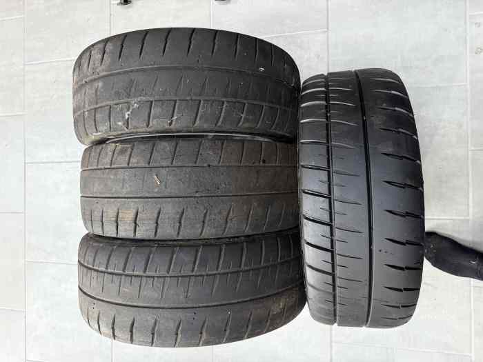 Jante 18p Mitsubishi Speedline corse ET12 + pneu michelin s10 s11 m21 1