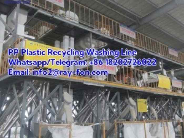 PP/PE Plastic Film Crushing Washing Drying Recycling Line 0