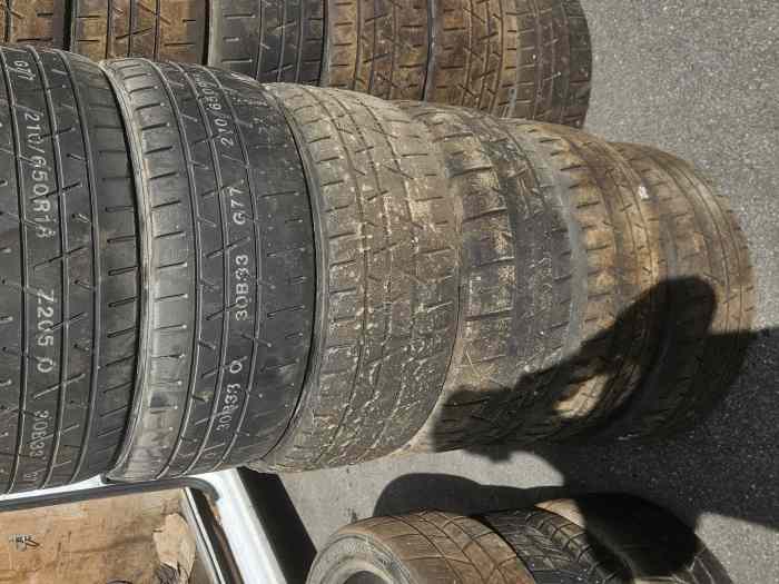 Pneu Michelin et hankook compétition 2