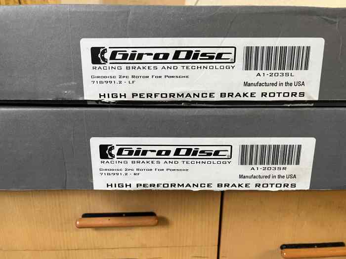 Disques Girodisc 350 x 34 pour Porsche 991.2 carrera / Carrera S, 992 Carrera / 718 S 3