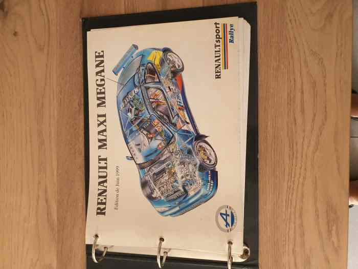 Catalogue pièces Renault Sport Maxi Mégane GrA 1