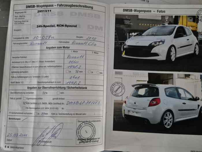 Renault Clio Cup X85 Trophy 6 Seq Sade...