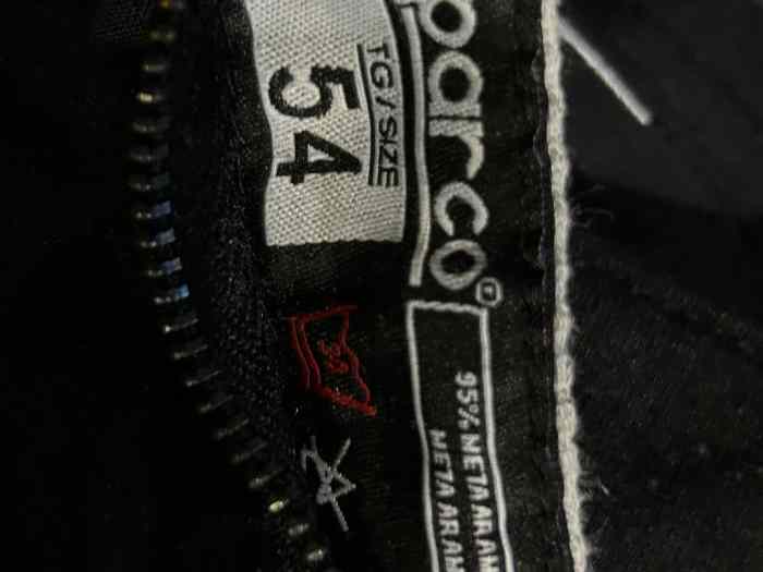 Combinaison sparco FIA taille 54 4