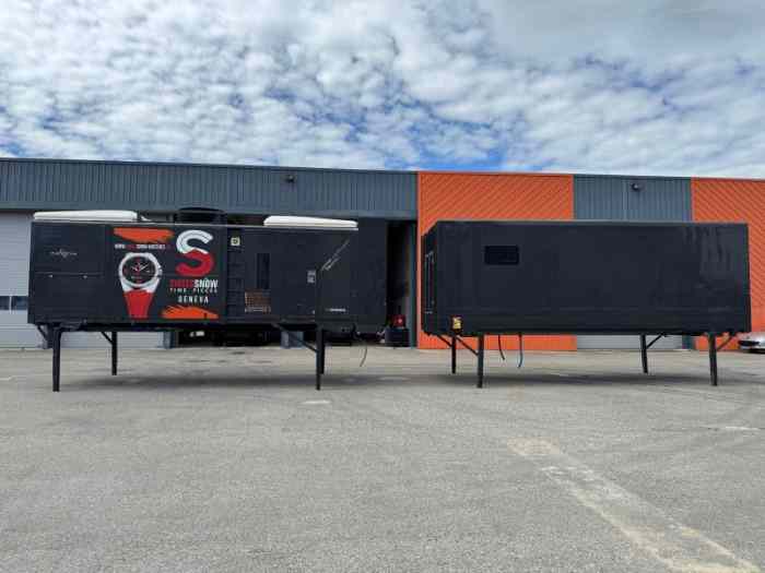 Camion d’assistance VOLVO + remorque Lecitrailer 4