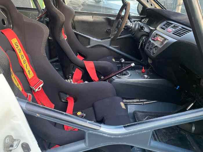 Mitsubishi evo 9 rally race course de cote 5