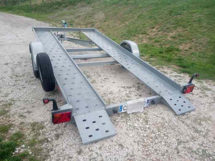 REMORQUE PORTE VOITURE 1300 KGS