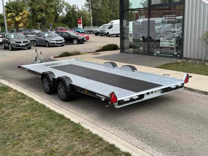 REMORQUE NEUVE PORTE VOITURE BRIAN JAMES A-TRANSPORTER 5.0m X 2.0m PTAC 3000 kg / NOUVEAU MODELE 2025 / EN STOCK / 5020-30-2-12 / KIT DE BASCULEMENT EN OPTION / TVA RECUPERABL... 1