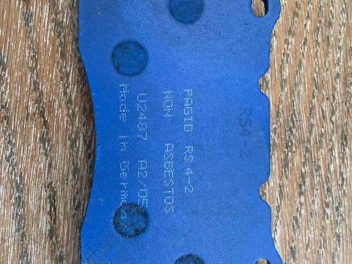 Plaquette Pagid blue