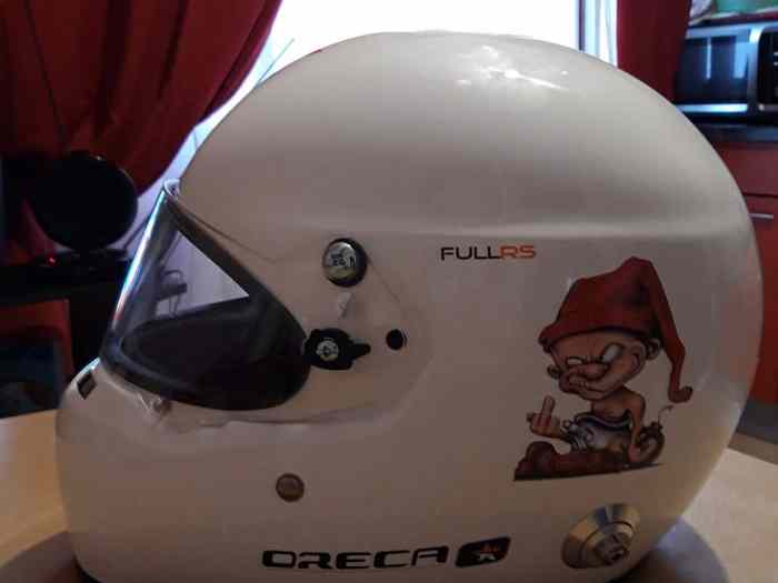 Casque FIA et hans