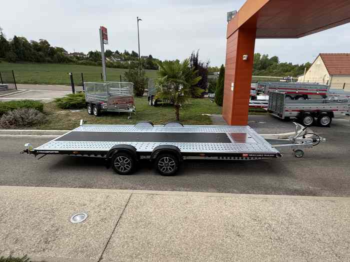 REMORQUE NEUVE PORTE VOITURE BRIAN JAMES A-TRANSPORTER 5.0m X 2.0m PTAC 3000 kg / NOUVEAU MODELE 2025 / EN STOCK / 5020-30-2-12 / KIT DE BASCULEMENT EN OPTION / TVA RECUPERABL... 0