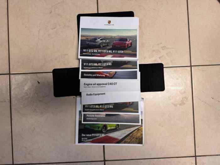 Pochette complète – Porsche® 991 GT3 RS (2019) 0