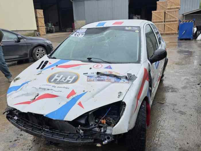 Caisse accidenté 206xs N2s arceau matter 4