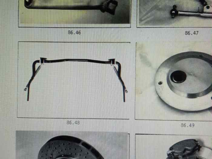 Barre-stab Gr N pour Ford Sierra cosworth 2 RM 3