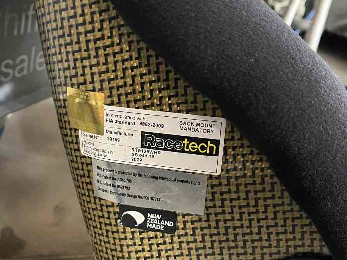 Baquet RACETECH RT9129WHR 3
