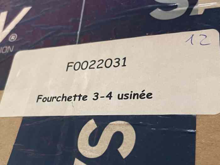 Fourchette 3-4 usinée pour SADEV STDA 3