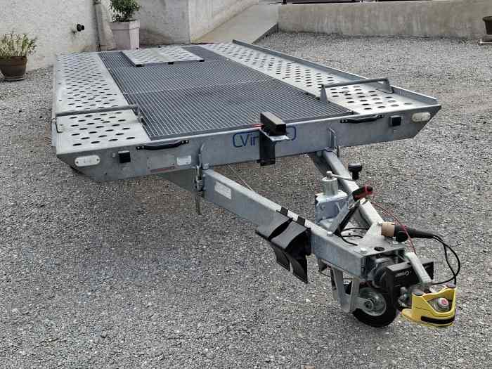 Porte voiture 2 essieux 1500 kg 1