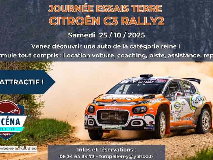 Roulage terre - CITROËN C3 RALLY2 0
