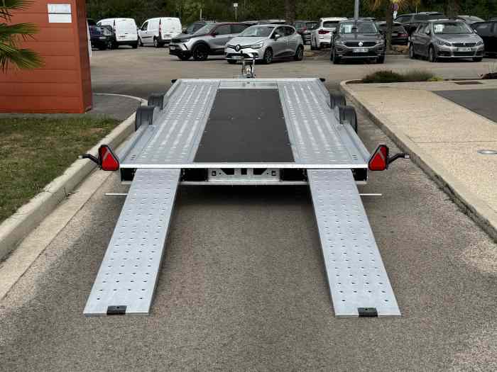 REMORQUE NEUVE PORTE VOITURE BRIAN JAMES A-TRANSPORTER 5.0m X 2.0m PTAC 3000 kg / NOUVEAU MODELE 2025 / EN STOCK / 5020-30-2-12 / KIT DE BASCULEMENT EN OPTION / TVA RECUPERABL... 3