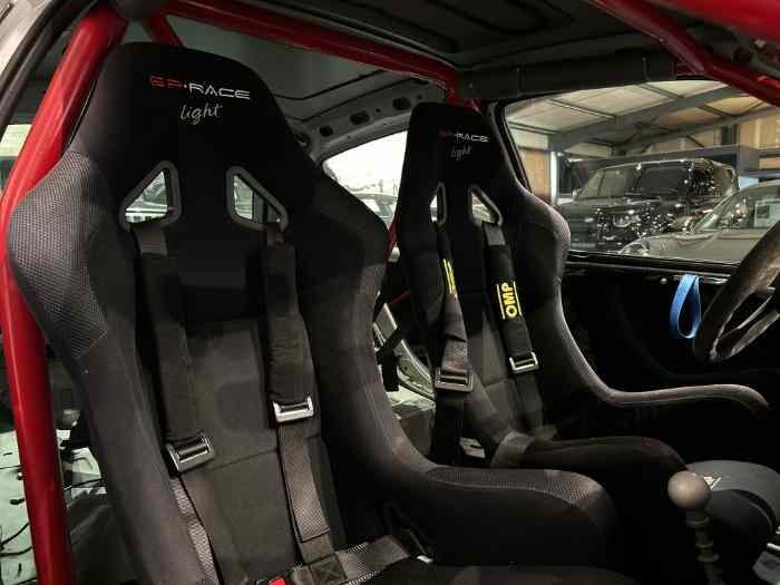 Renault Clio II 2 Phase 1 RS Piste Circuit TrackDay 220 CH Alfano Baquets Arceau capot Fibre Pneus Slick 3