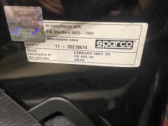 Baquet Sparco 1