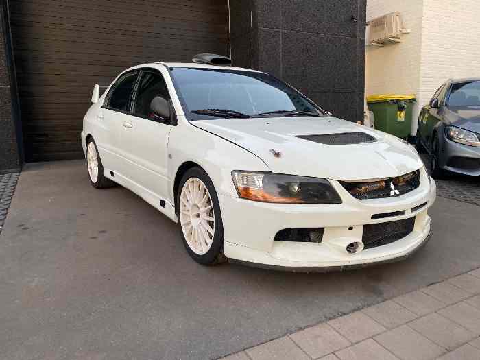 Mitsubishi evo 9 rally race course de cote 1