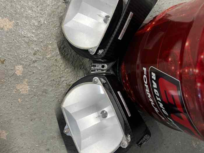 Rampe de Phares Carbone Complète & Phares de Virage - Skoda Fabia R5/S2000 - Peugeot 207 S2000 4